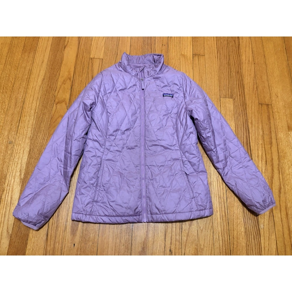 Patagonia Girls  Nano Puff Jacket  XXL/16-18 stormy mauve